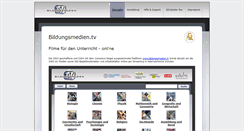 Desktop Screenshot of bildungsmedien.tv